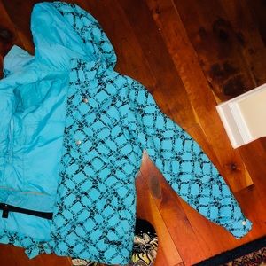 Burton DRYRIDE Teal Geo Snowboard Jacket